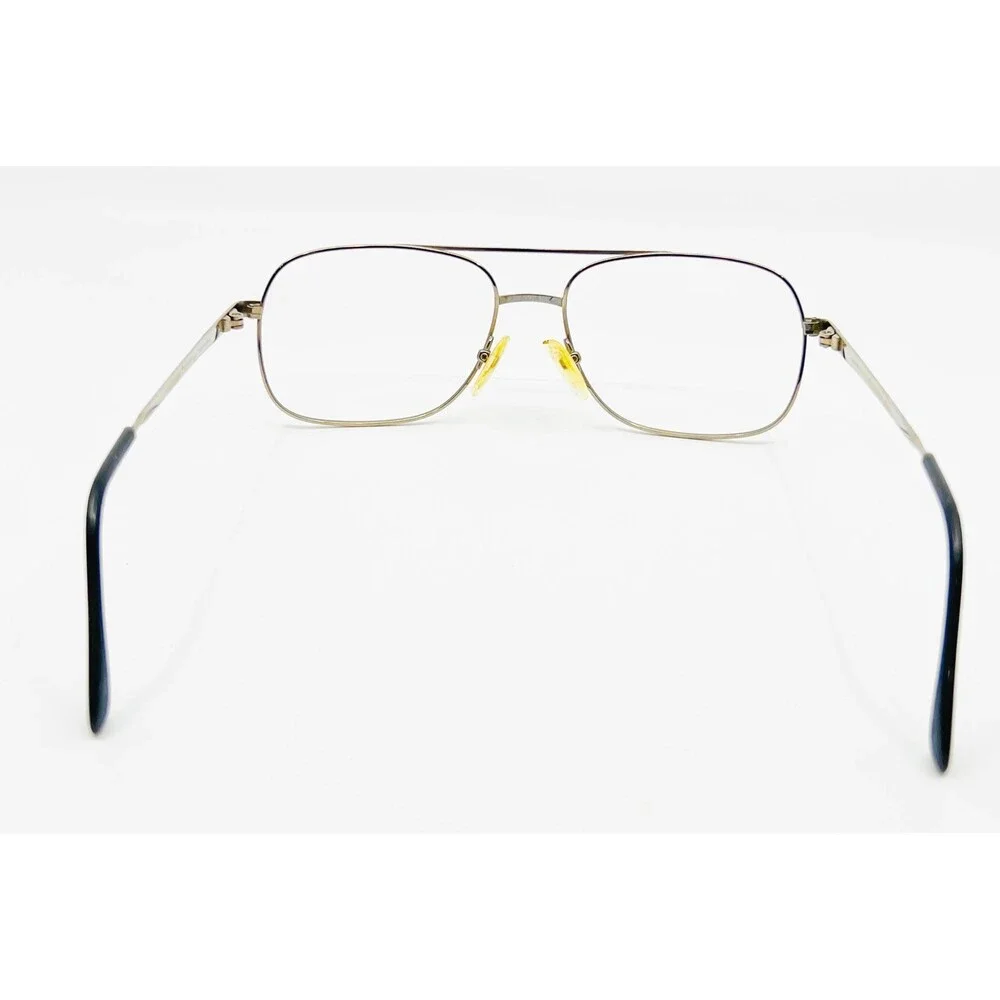 Charmant Eyeglasses Mens Silver Titanium Aviator Double Bridge CH8105 60-18-145